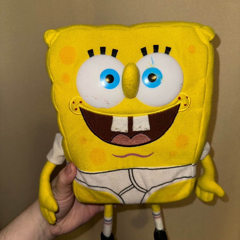 SpongeBob Squarepants In His Underwear 12" Plush Rare VTG